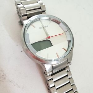 Men's Silver Watch - Nixon - The Spencer